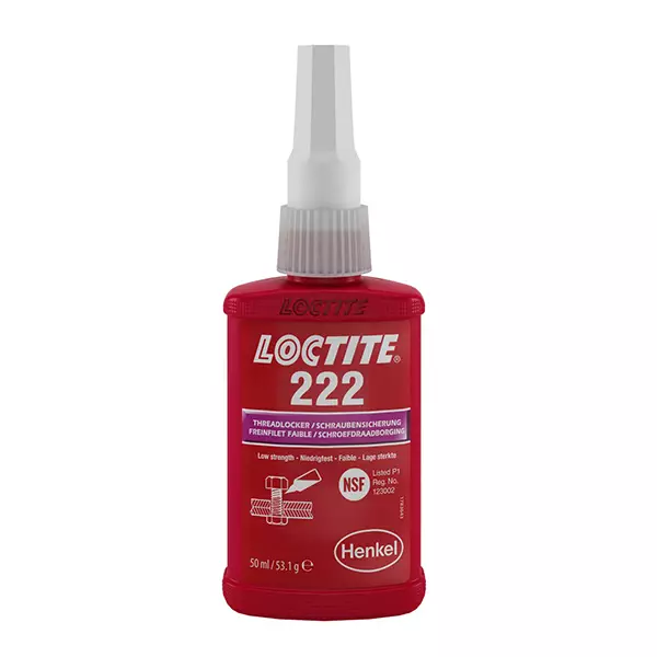 LOCTITE 222 Violet Low Strength Threadlocker 50g