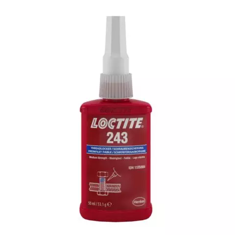 LOCTITE 243 Blue Medium Strength Threadlocker 50g