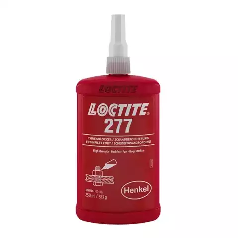 LOCTITE 277 Red High Strength Threadlocker Large Threads 50g