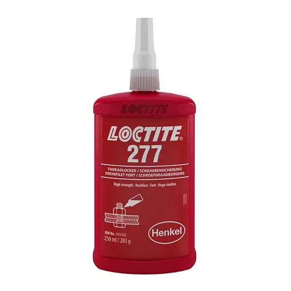LOCTITE 277 Red High Strength Threadlocker Large Threads 50g