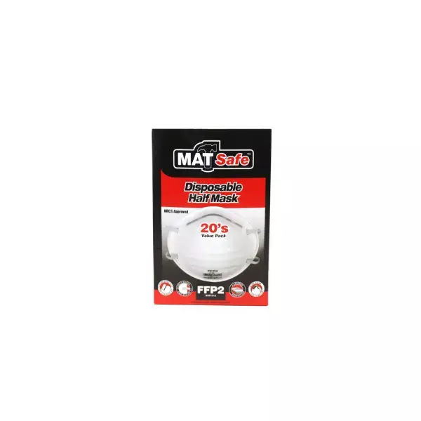 MASK DUST MATSAFE FFP2 P20 BOX MINE