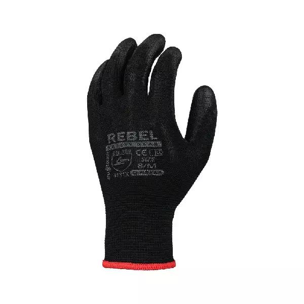 REBEL Tru Touch PU Coated General Handling Gloves - Large