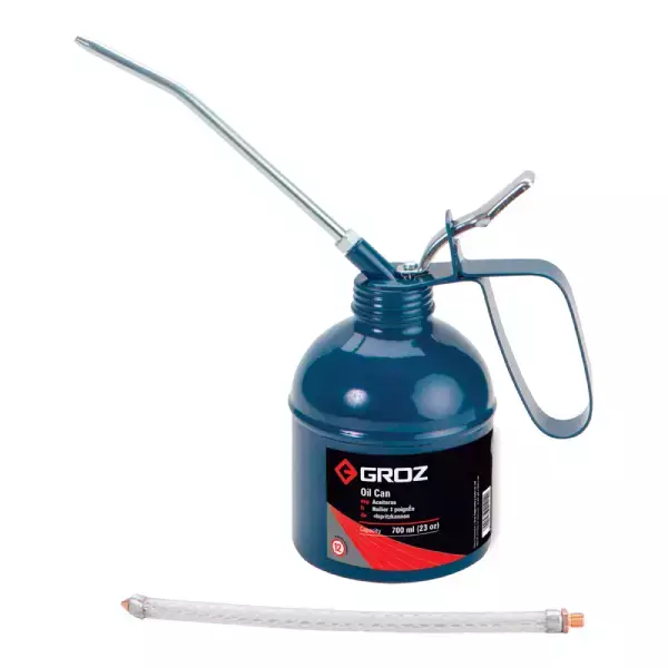 GROZ OILCAN 500ML FLEX/RID SPOUT MP23FRB