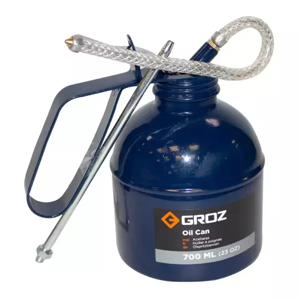GROZ OILCAN 700ML FLEX/RID SPOUT MP24FRB