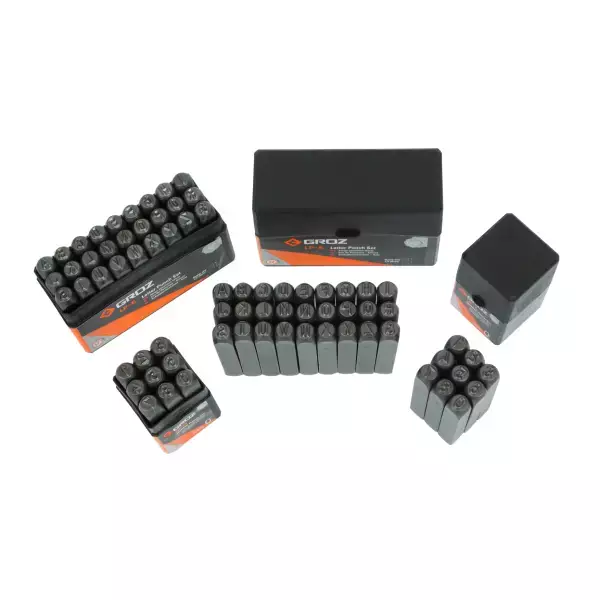 GROZ PUNCH LETTER SET  6MM LP/6