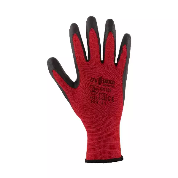 REBEL Tru Touch Red PU Coated Gloves (10) - X Large