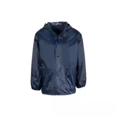 REBEL AquaSkin Rubberised Navy Rainsuit - X-Large