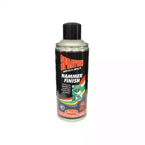 SPRAYON PAINT  BLACK HAMMER FINISH 350ML