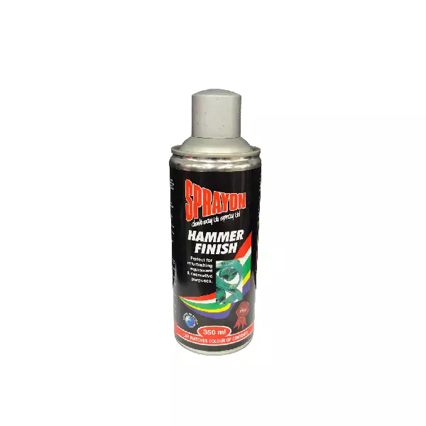 SPRAYON PAINT  SILVER HAMMER FINISH 350M