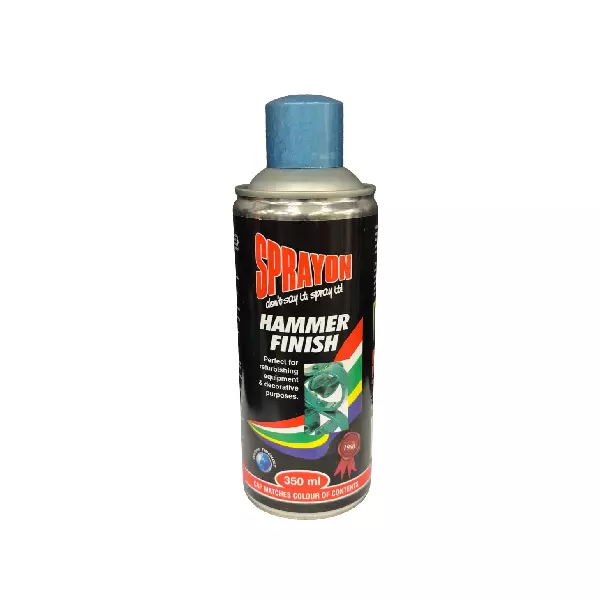 SPRAYON PAINT  BLUE HAMMER/FINISH 350ML