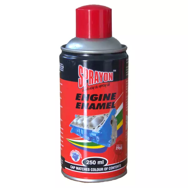 SPRAYON PAINT ENGINE ENAMEL SIGNAL RED
