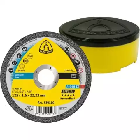 KLINGSPOR A946TZ 180X1.6X22.23MM CUTTING