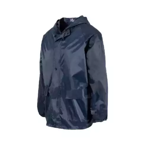 REBEL AquaSkin Rubberised Navy Rainsuit - Large