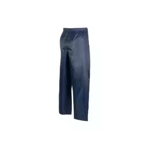 REBEL AquaSkin Rubberised Navy Rainsuit - Large - Image 4