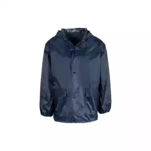 REBEL AquaSkin Rubberised Navy Rainsuit - X-Large